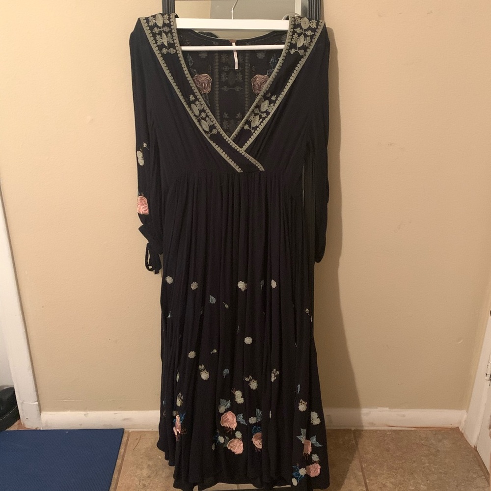 Free people blue flower dress